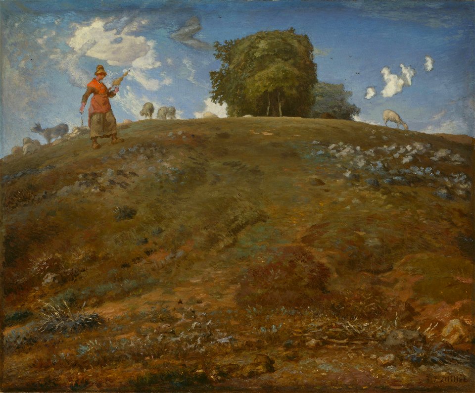 Jean François Millet - In the Auvergne - 1922.414 - Art Institute of Chicago