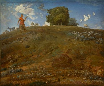 Jean François Millet - In the Auvergne - 1922.414 - Art Institute of Chicago. Free illustration for personal and commercial use.