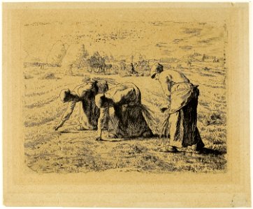 Millet - The Gleaners, 1908.414. Free illustration for personal and commercial use.