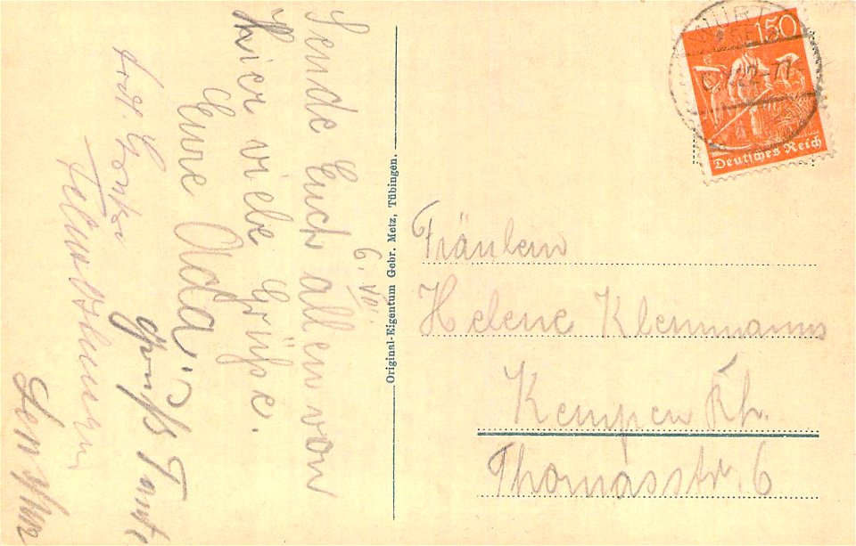 Militärparade auf der Eberhardsbrücke (AK Gebr. Metz gel. 1922) R