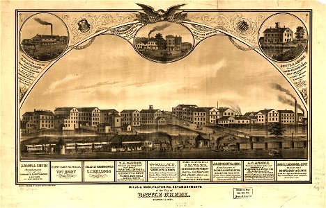 Mills & manufacturing establishments of the city of Battle Creek, Calhoun Co., Mich. LOC 73693421