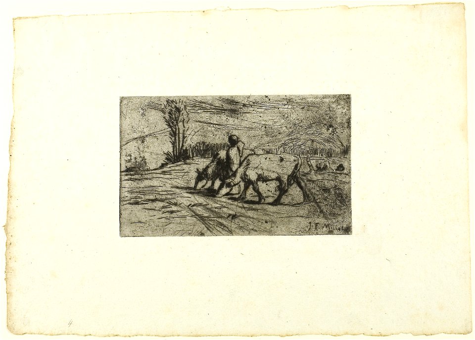 Millet - The Two Cows, 1944.44