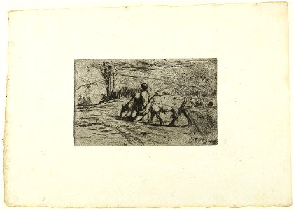Millet - The Two Cows, 1944.44