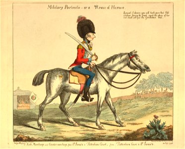 Military portraits- or a brrace of heroes. (BM 1868,0808.10353)