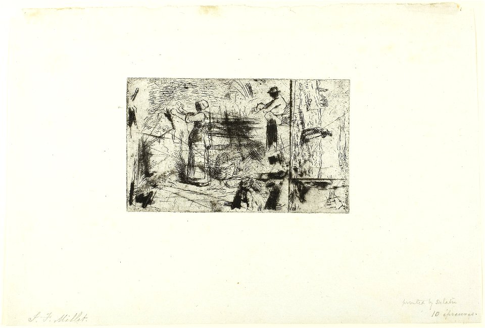 Millet - Sketches of Three Subjects, 1944.40