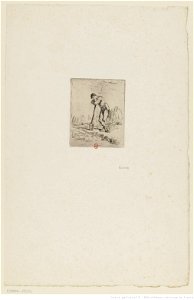 Millet - L'homme appuyé sur sa bêche, btv1b10508223q
