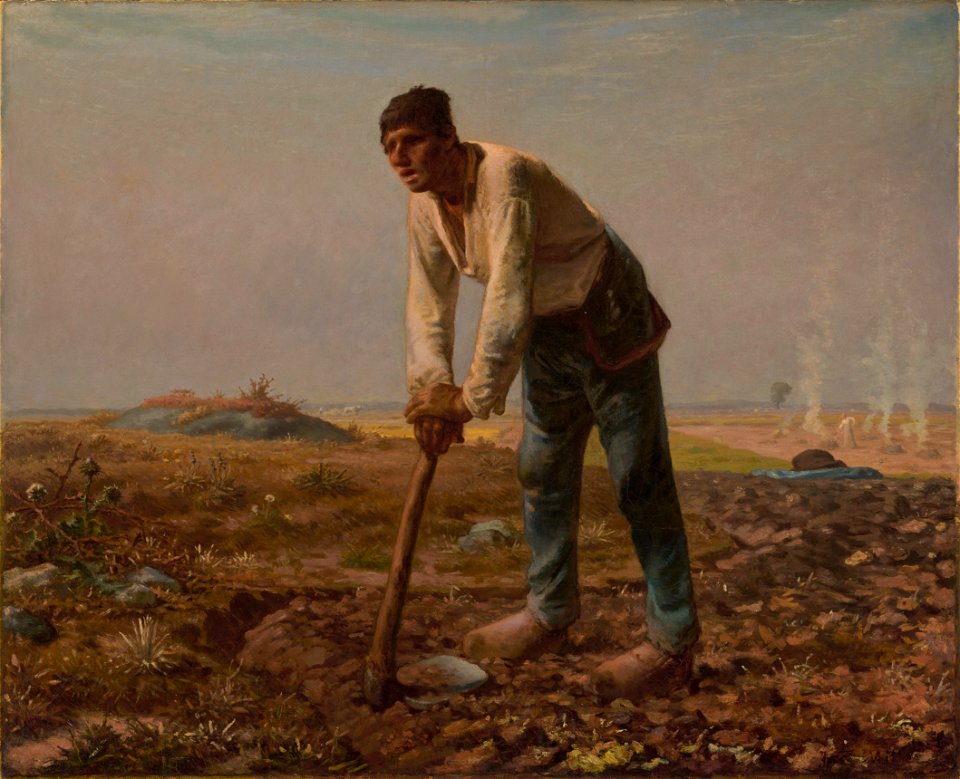 Jean-François Millet - L'Homme à la houe (1860-62)