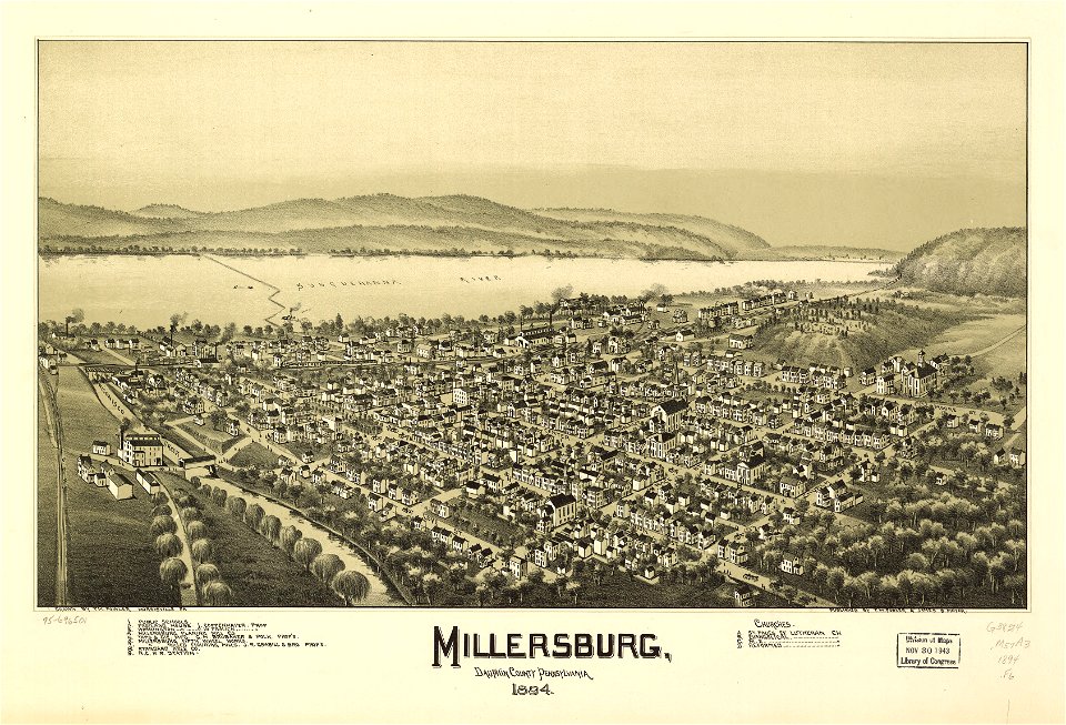 Millersburg, Dauphin County, Pennsylvania 1894. LOC 75696501