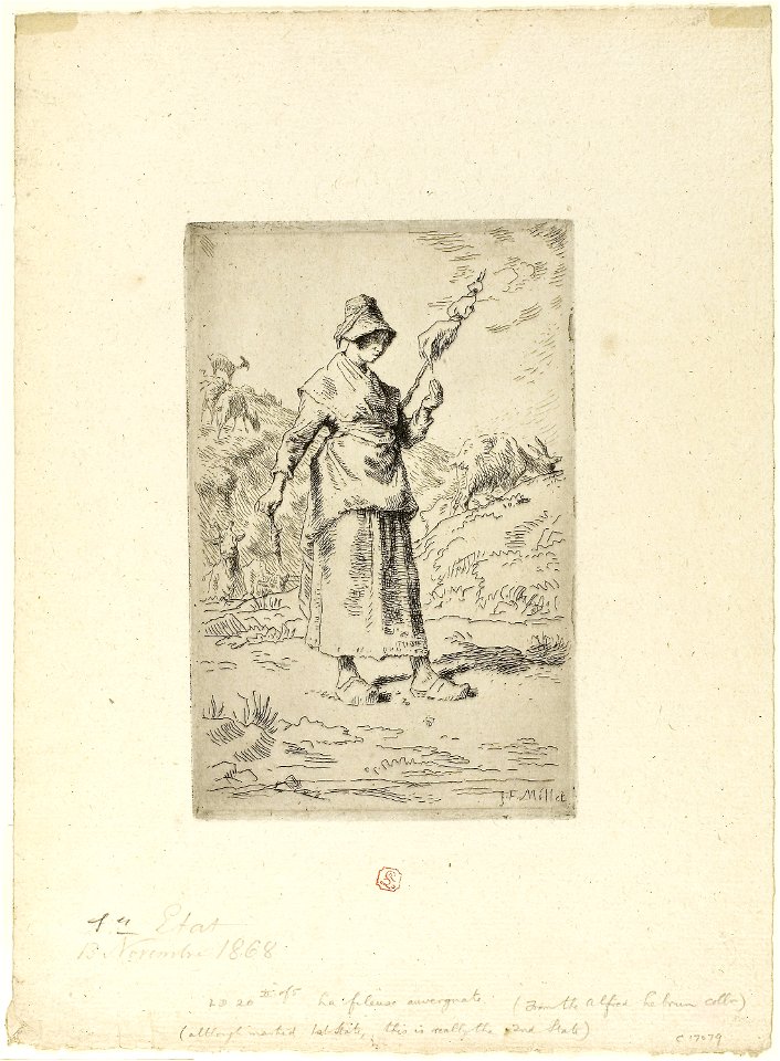 Millet - The Spinner, 1952.66
