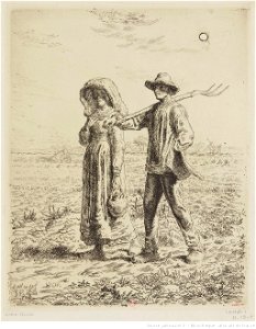 Millet - Le départ pour le travail, 7ème état, btv1b10508229d