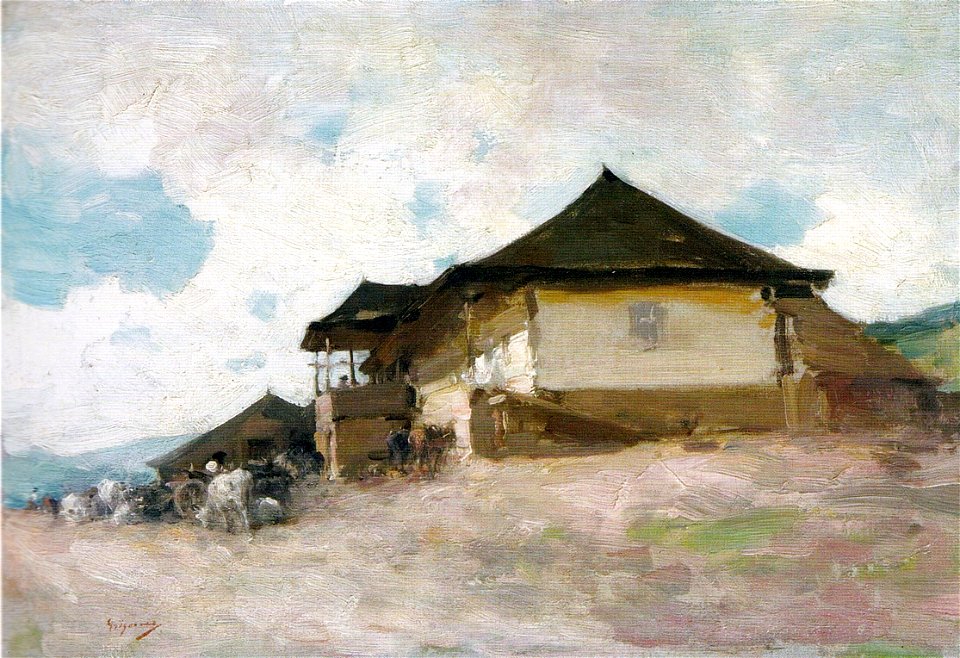 Nicolae Grigorescu - Carciuma de la Oratii