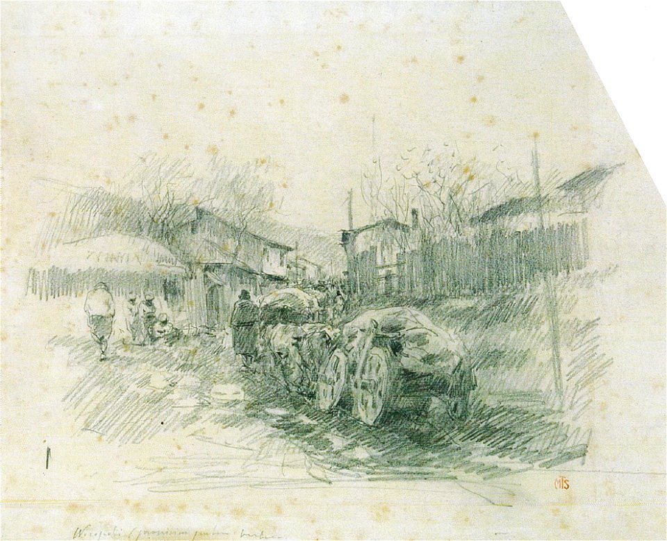 Nicolae Grigorescu - Care cu provizii la Nicopole