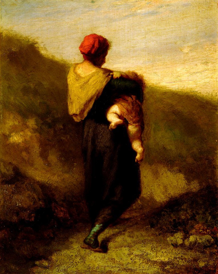 Jean-François Millet - Mère et enfant