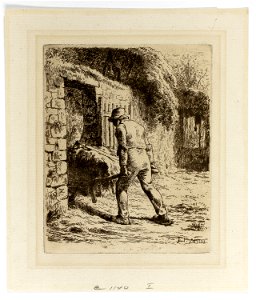 Millet - Peasant with a Wheelbarrow, 1939.2071
