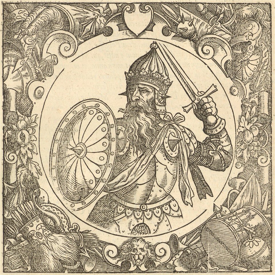 Mindoŭh. Міндоўг (A. Guagnini, 1578)
