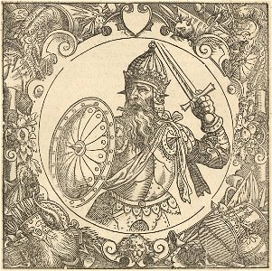 Mindoŭh. Міндоўг (A. Guagnini, 1578)