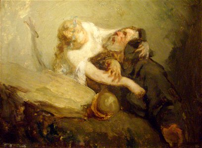 Millet, tentation de saint Antoine