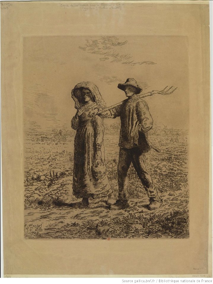 Millet - Belin-Dollet - Le départ pour le travail, btv1b10508248s