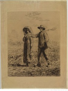 Millet - Belin-Dollet - Le départ pour le travail, btv1b10508248s