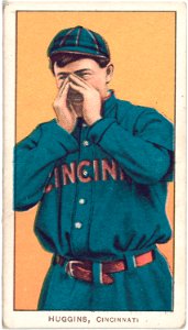 Miller Huggins, Cincinnati Reds, baseball card portrait LCCN2008676460