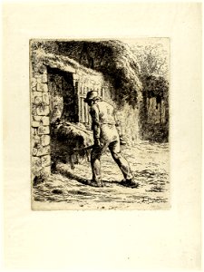 Millet - Peasant with a Wheelbarrow, 1944.57