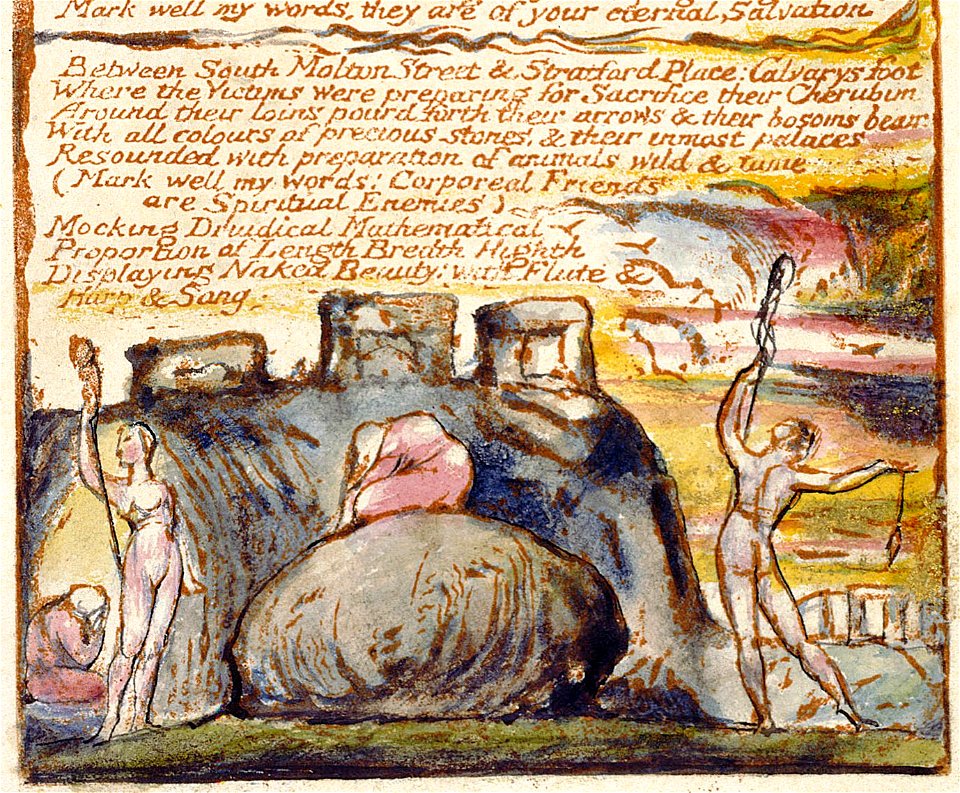 Milton a Poem, copy D, object 4 (Bentley a, Erdman 4, Keynes a) detail-b