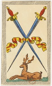 Minchiate card deck - Florence - 1860-1890 - Swords - 02