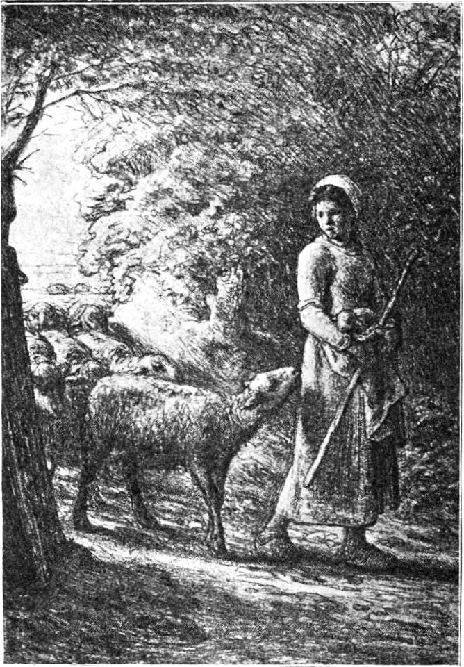 Millet by Romain Rolland - The New-born Lamb