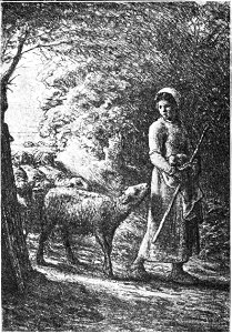 Millet by Romain Rolland - The New-born Lamb
