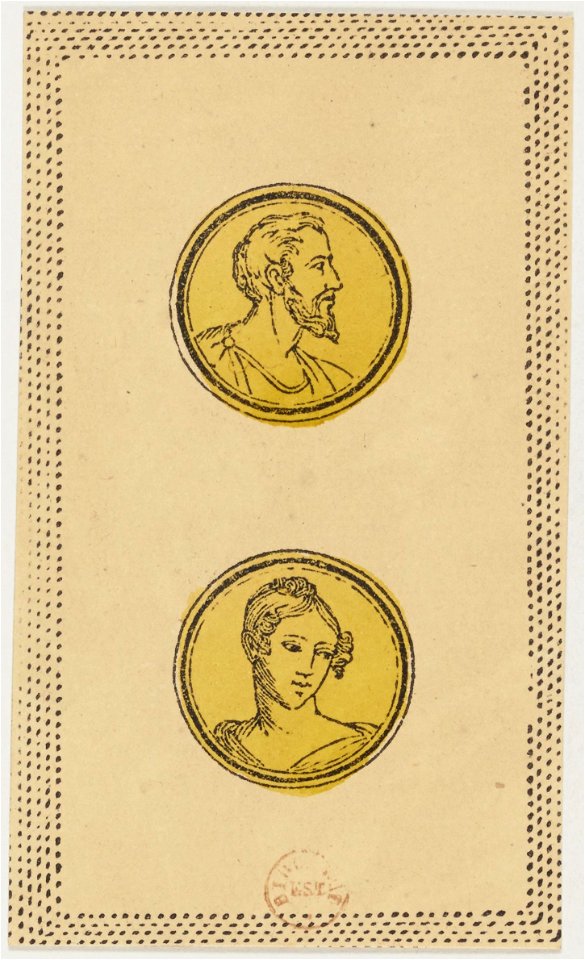 Minchiate card deck - Florence - 1860-1890 - Coins - 02