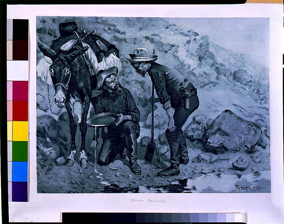Miners prospecting - Remington. LCCN93503614