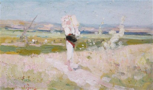 Nicolae Grigorescu - Fata cu donita