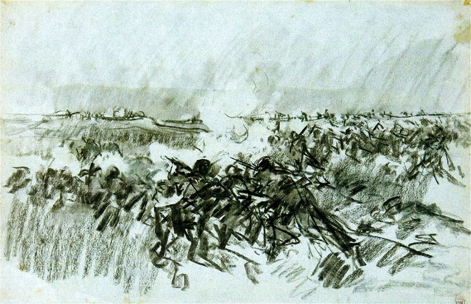 Nicolae Grigorescu - Atac de infanterie