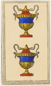 Minchiate card deck - Florence - 1860-1890 - Cups - 02