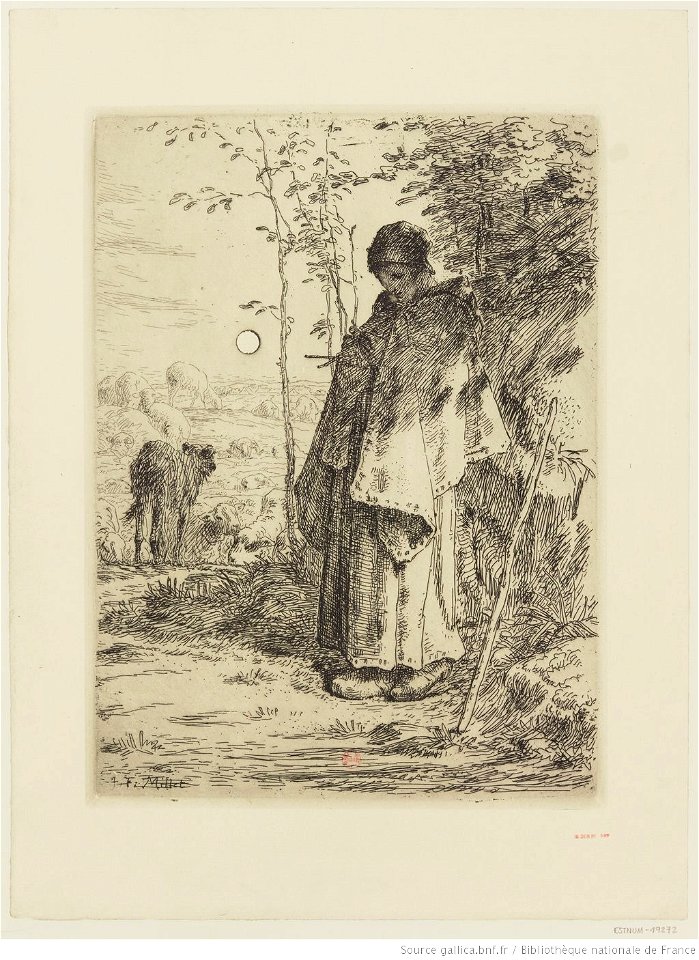Millet - La Grande Bergère, btv1b105082245