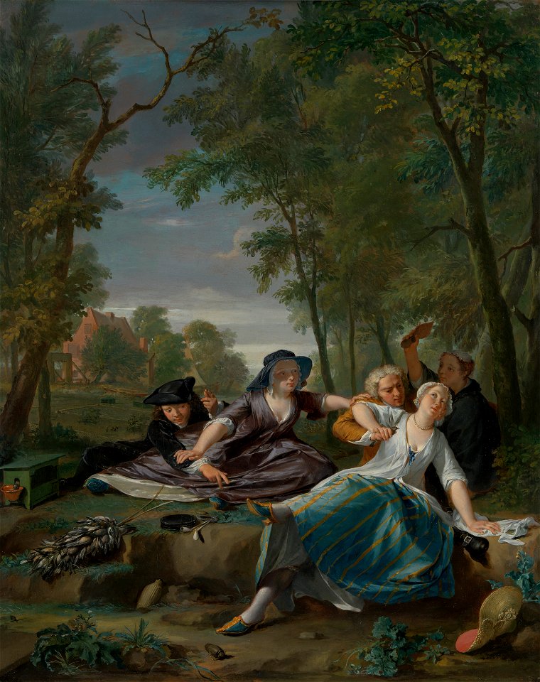 Nicolaas Verkolje - De vogelaars - SK-A-5041 - Rijksmuseum