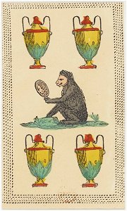 Minchiate card deck - Florence - 1860-1890 - Cups - 04
