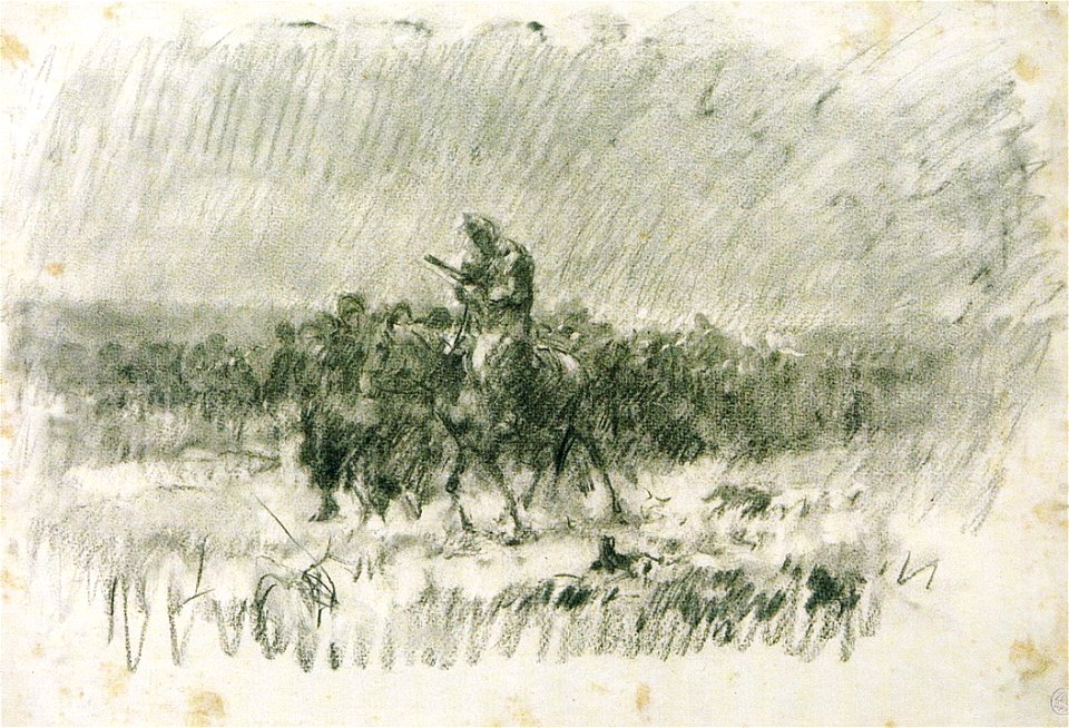 Nicolae Grigorescu - Coloana de prizonieri