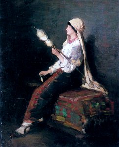Nicolae Grigorescu - Cu furca-n brau