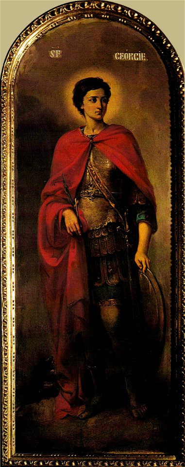 Nicolae Grigorescu - Manastirea Agapia - Sfantul gheorghe