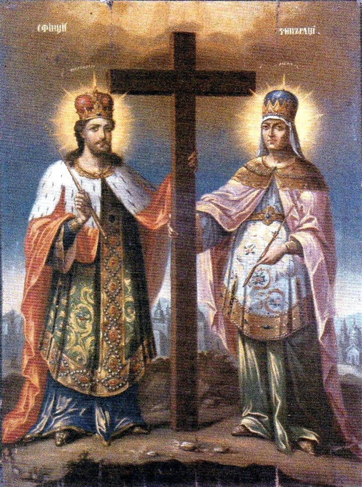 Nicolae Grigorescu - Manastirea Caldarusani - Sfintii Imparati Constantin si Elena