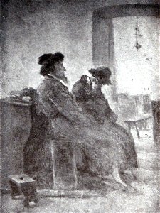Nicolae Grigorescu - Doi evrei pe o banca la sinagoga