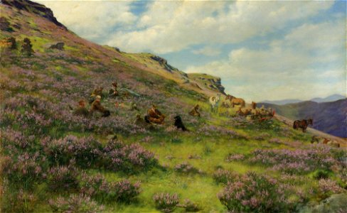 Francis Davis Millet - Luncheon on the moor
