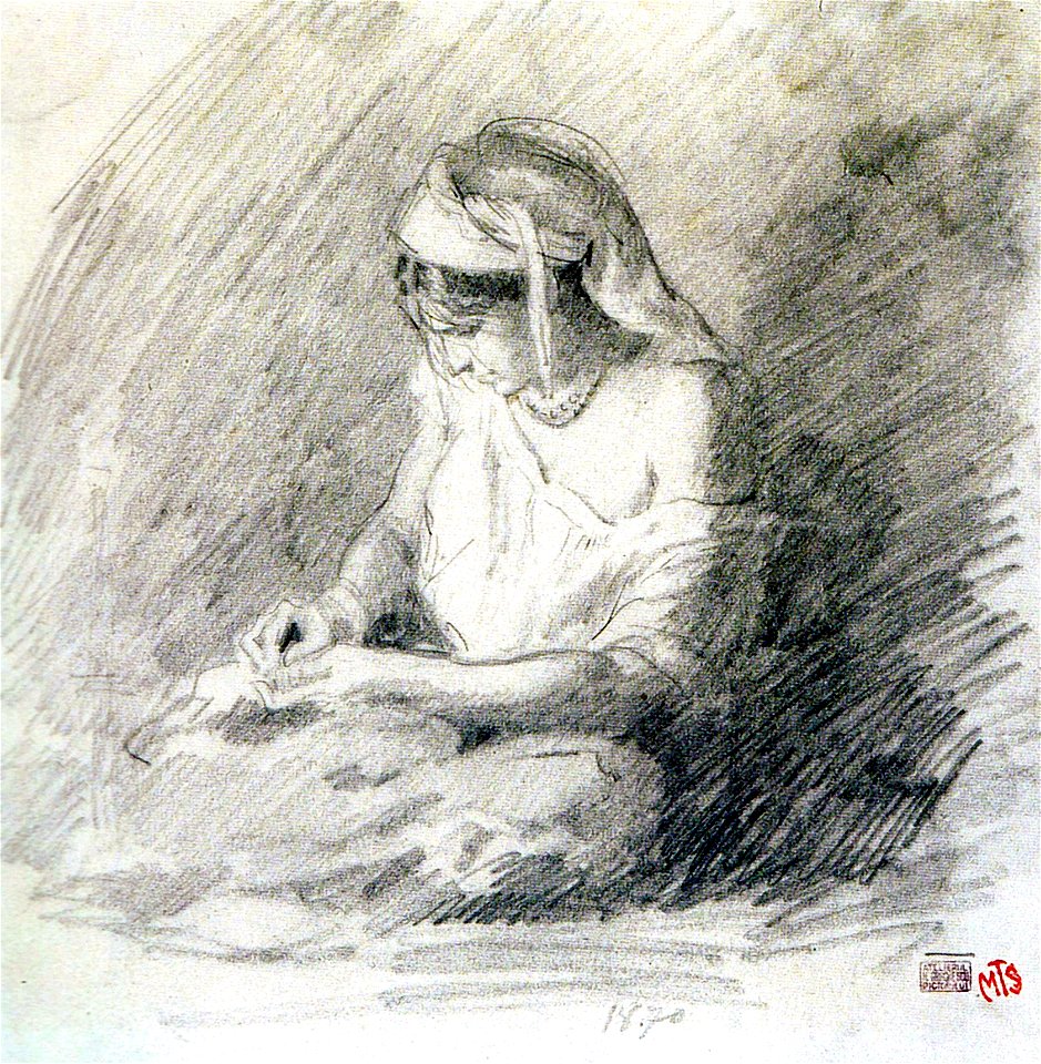 Nicolae Grigorescu - Tranca alegand graunte