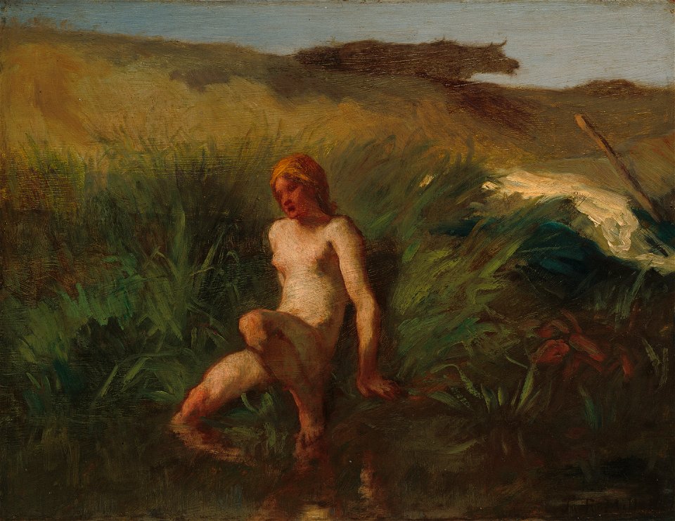 Jean-François Millet (II) - La Baigneuse (1846-1848)