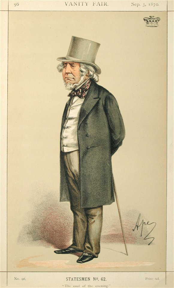 Richard Monckton Milnes, Vanity Fair, 1870-09-03