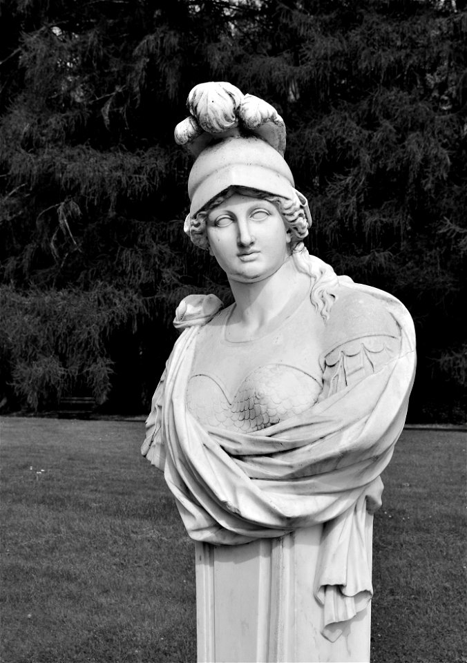 Minerva – herma before Grand Palace in Arkhangelskoe