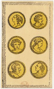 Minchiate card deck - Florence - 1860-1890 - Coins - 06