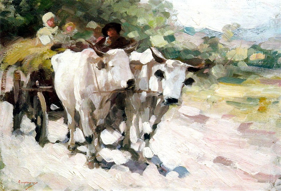 Nicolae Grigorescu - Car cu boi (3)