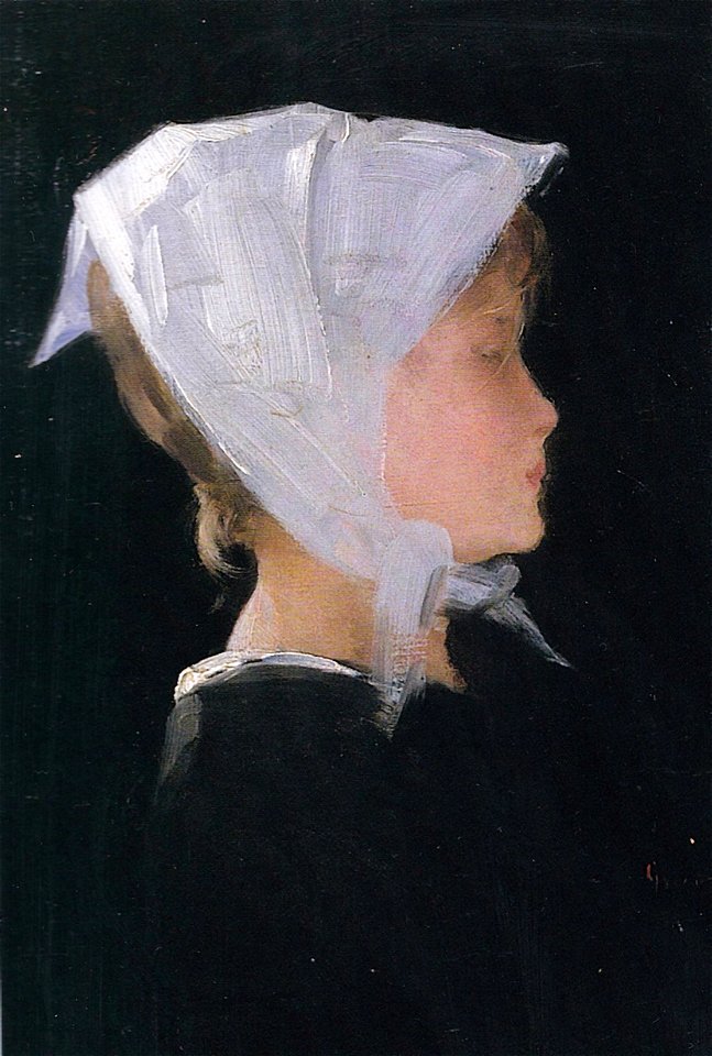Nicolae Grigorescu - Profil de fata